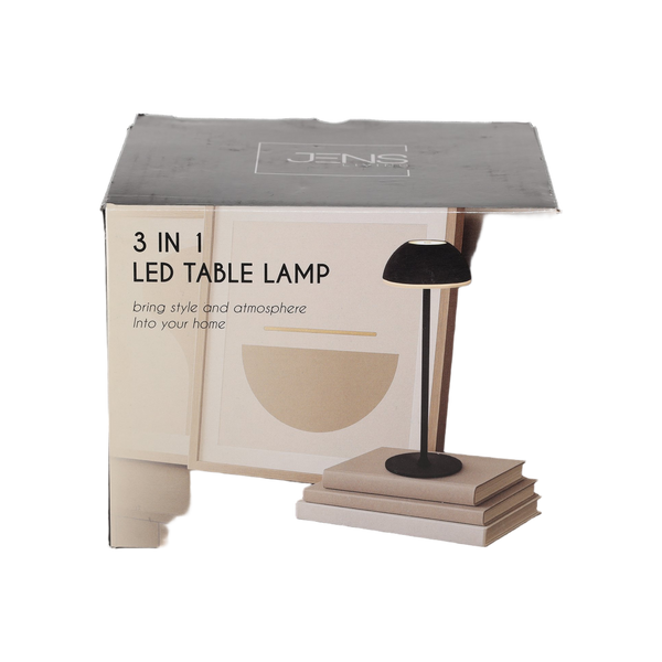 JENS Living 3-in-1 LED Touch Lamp Zwart