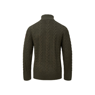 Nordberg Kol Mens half zip pullover — Navy melange