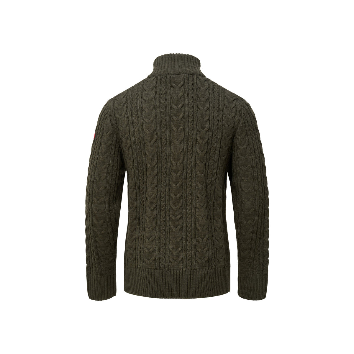 Nordberg Kol Mens half zip pullover — Navy melange