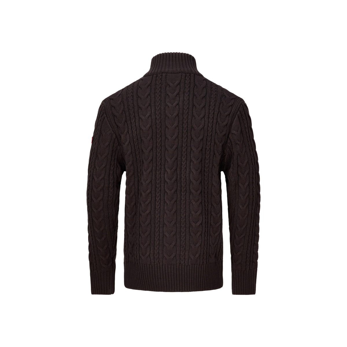 Nordberg Kol Mens half zip pullover — Navy melange