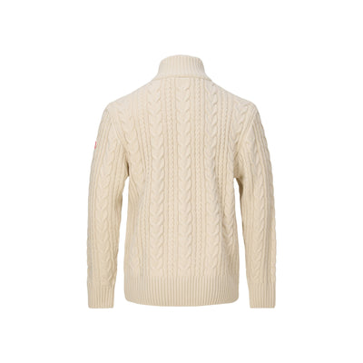 Nordberg Kol Mens half zip pullover — Navy melange