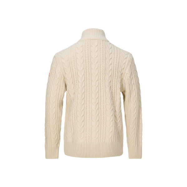 Nordberg Kol Mens half zip pullover — Navy melange