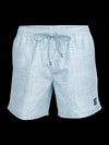 Brunotti Helios-Print Men Swim Shorts — Mist