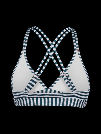 Brunotti Delphinia-Stripe Women Bikini Top — Snow