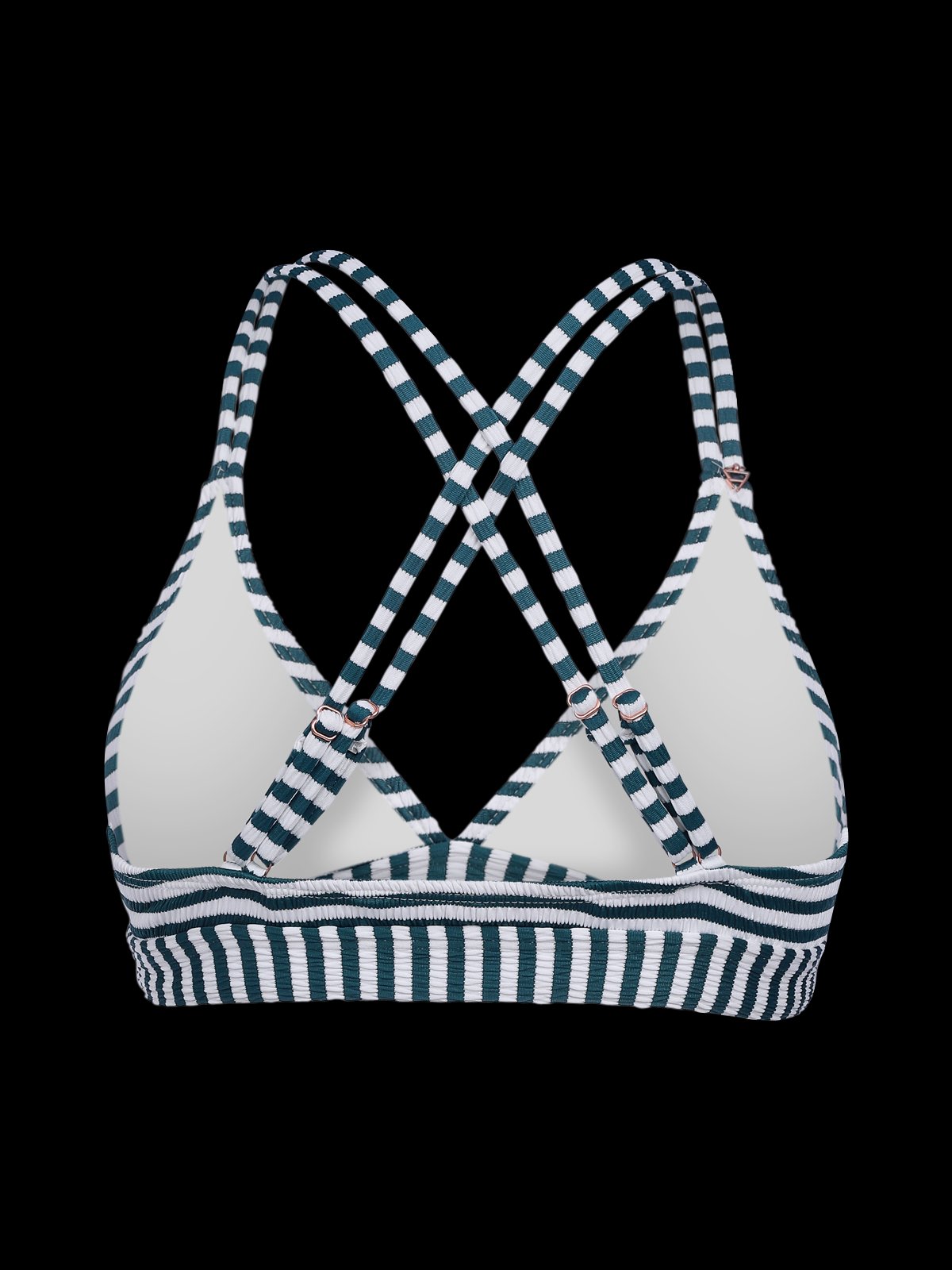 Brunotti Delphinia-Stripe Women Bikini Top — Snow