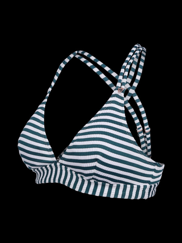 Brunotti Delphinia-Stripe Women Bikini Top — Snow