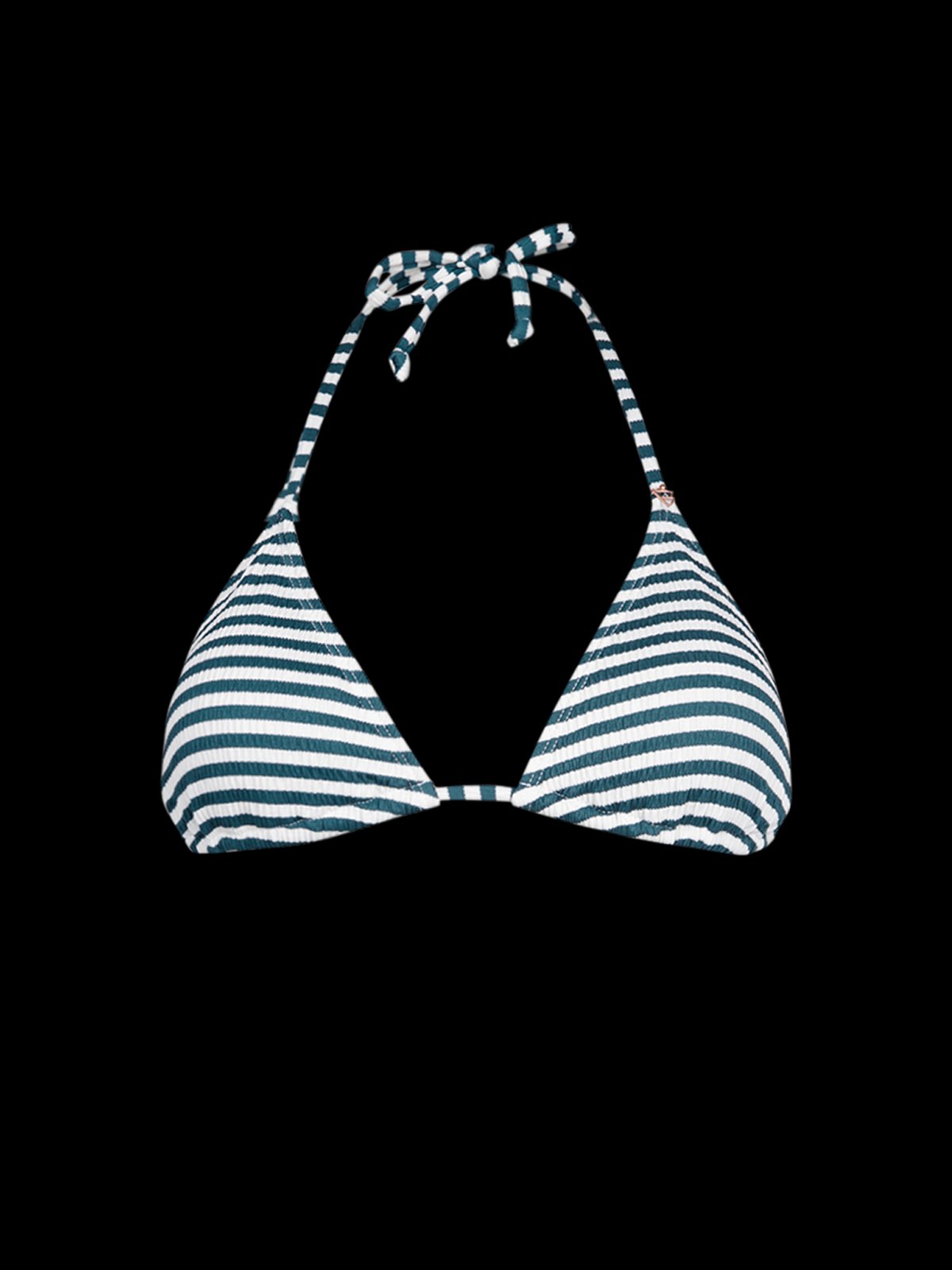Brunotti Novalee-Stripe Women Bikini Top — Snow