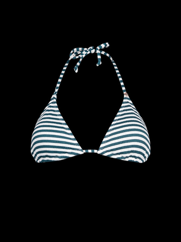 Brunotti Novalee-Stripe Women Bikini Top — Snow