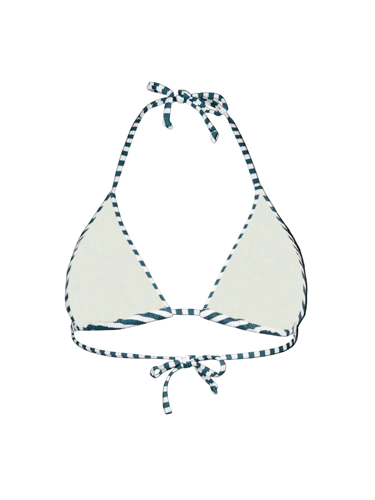 Brunotti Novalee-Stripe Women Bikini Top — Snow