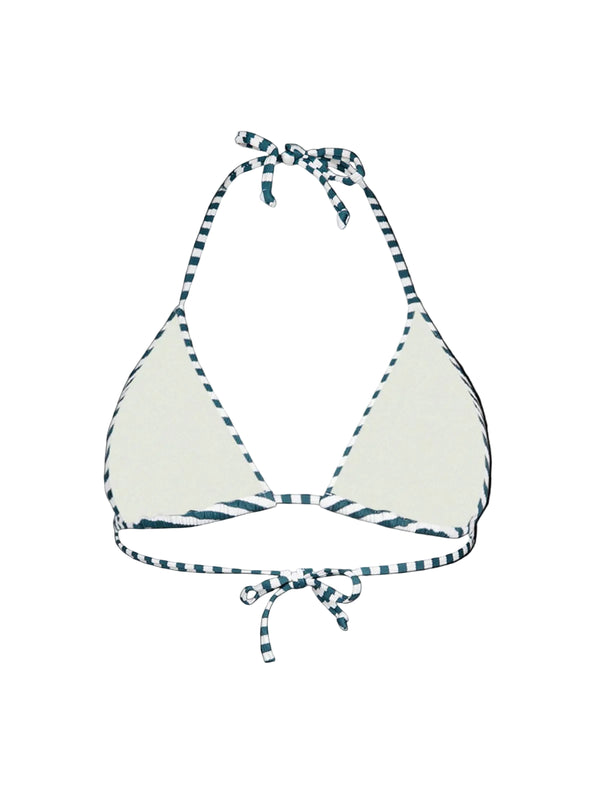 Brunotti Novalee-Stripe Women Bikini Top — Snow
