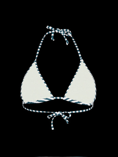 Brunotti Novalee-Stripe Women Bikini Top — Snow