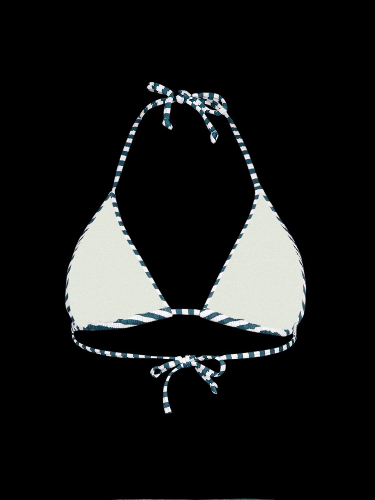 Brunotti Novalee-Stripe Women Bikini Top — Snow