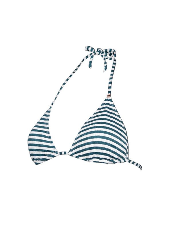 Brunotti Novalee-Stripe Women Bikini Top — Snow