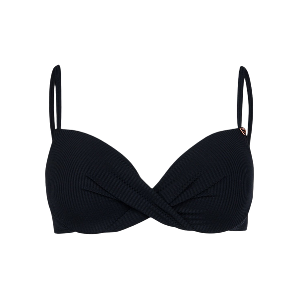 Brunotti Stefana-Rib Women Bikini Top — black
