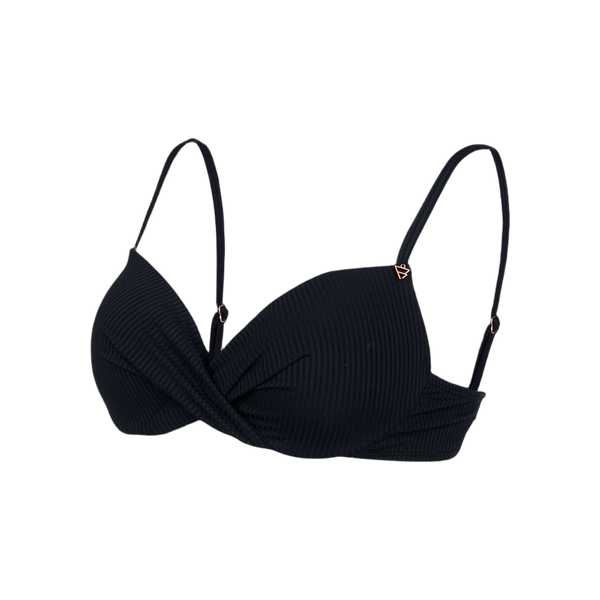 Brunotti Stefana-Rib Women Bikini Top — black