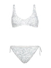 Brunotti Lavinja-Print Women Bikini — Aqua Grey