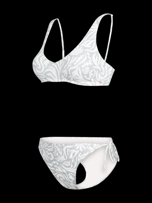 Brunotti Lavinja-Print Women Bikini — Aqua Grey