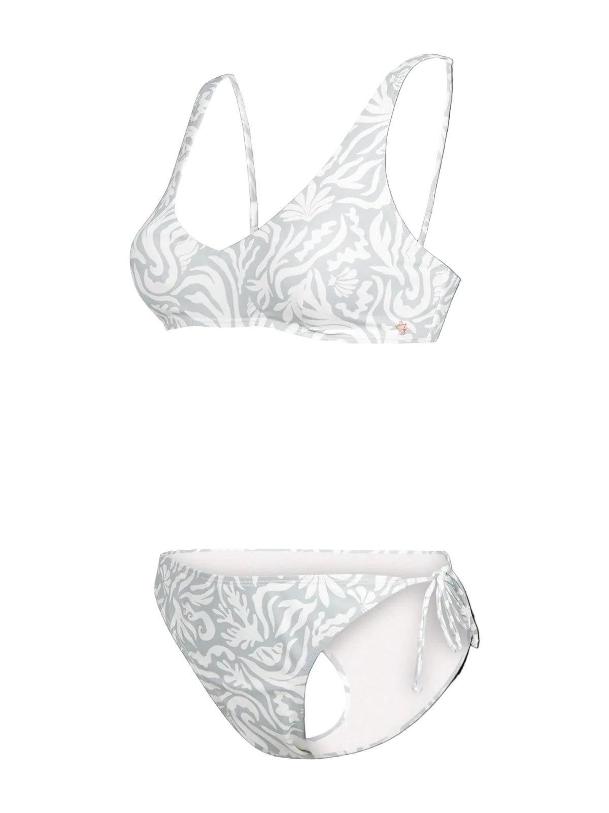 Brunotti Lavinja-Print Women Bikini — Aqua Grey