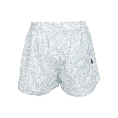 Brunotti Tulya-Print Girls Swim Shorts — Aqua Grey