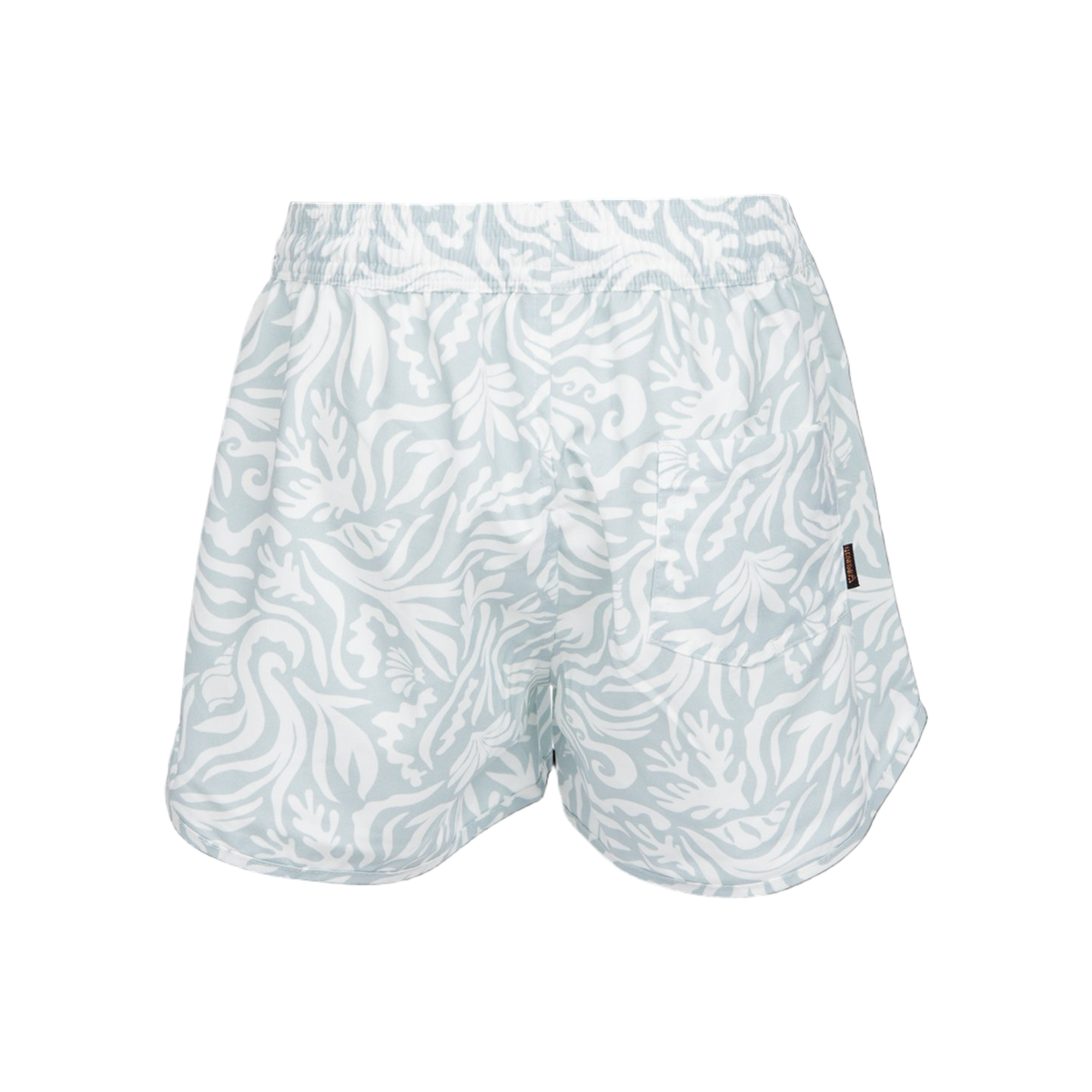 Brunotti Tulya-Print Girls Swim Shorts — Aqua Grey