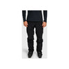 Zwarte ski- en snowboardbroek voor heren, waterdichte winterbroek voor op de piste