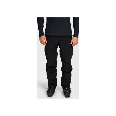 Zwarte ski- en snowboardbroek voor heren, waterdichte winterbroek voor op de piste
