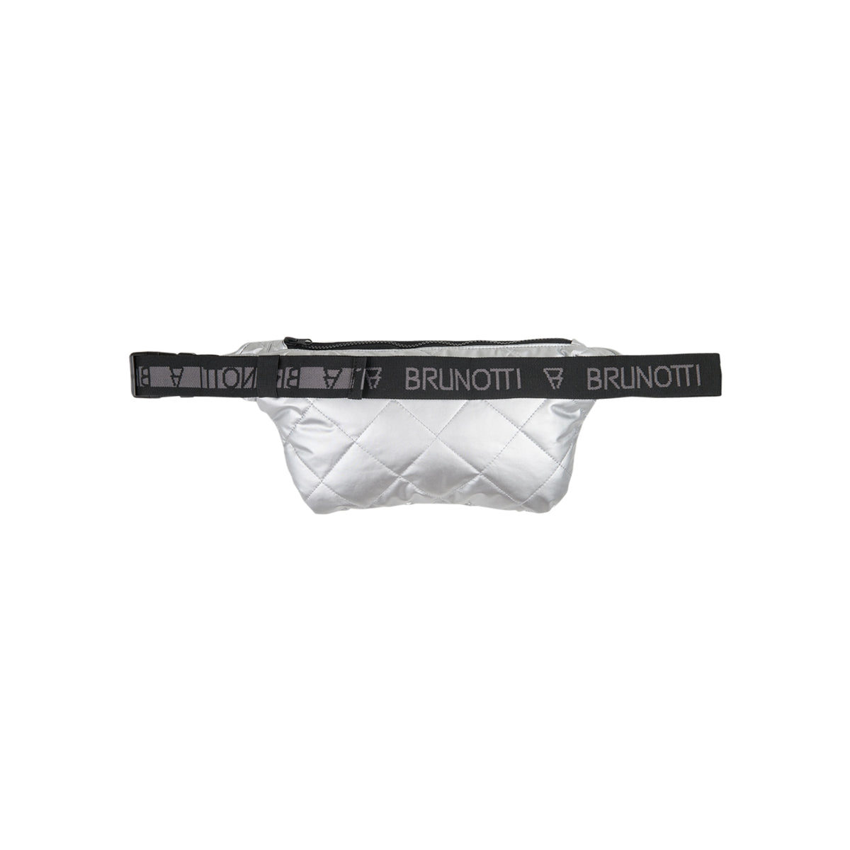 Transparante string met zwarte tailleband met Brunotti logo