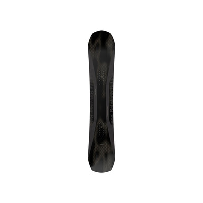 Zwart snowboard met grafisch design, bovenaanzicht - All-mountain snowboard voor wintersport