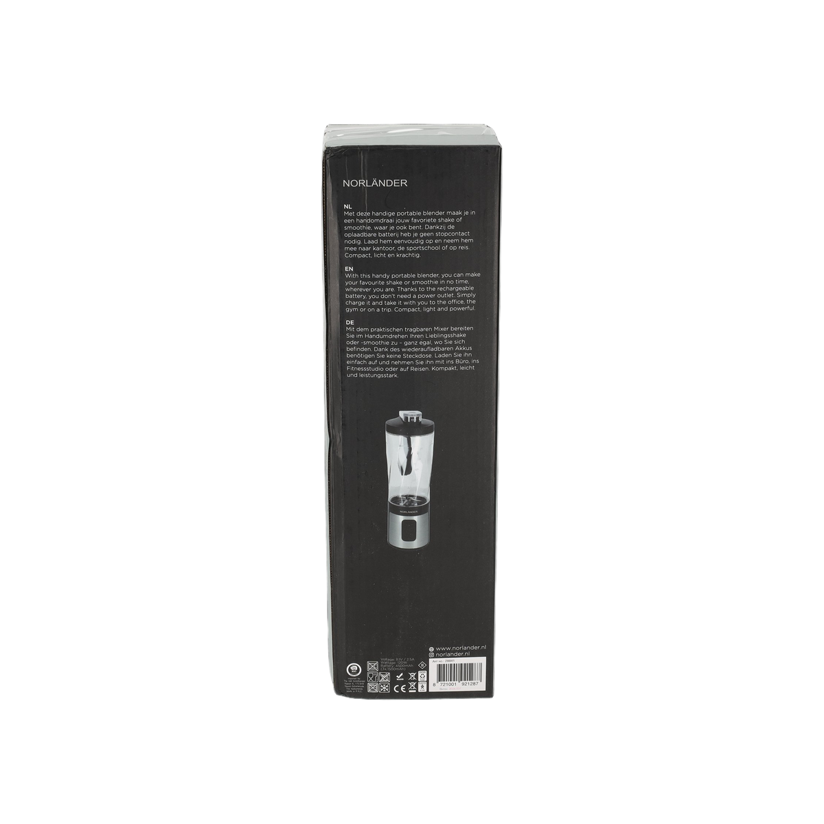 NORLÄNDER On The Go Blender Zwart