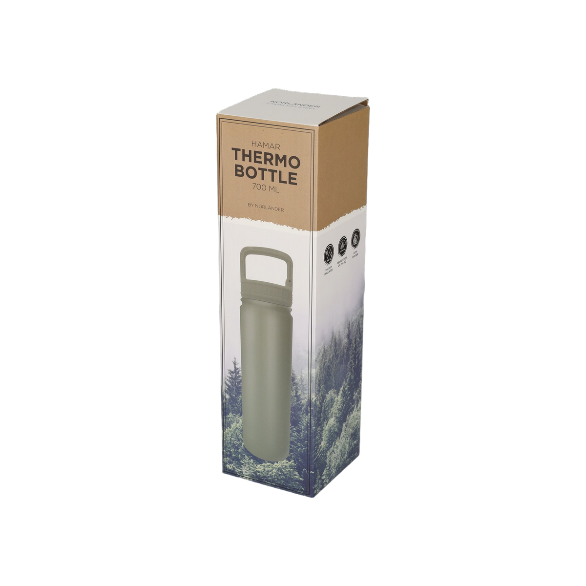 NORLÄNDER Thermofles Hamar 700ML Groen