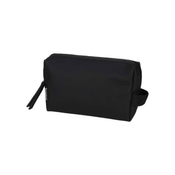 NORLÄNDER Dull PU Toilettas Met Reisset Eco Lining Zwart