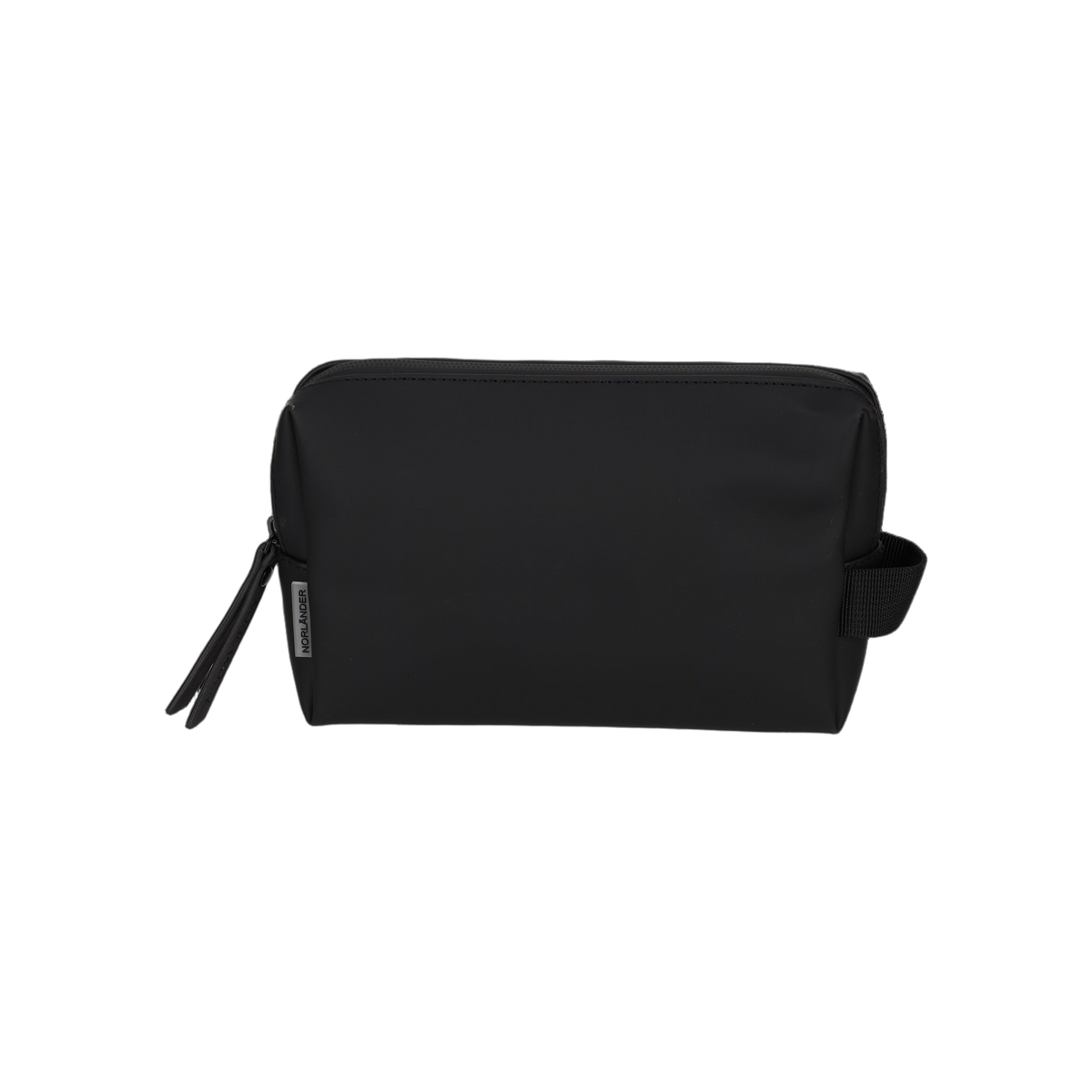 NORLÄNDER Dull PU Toilettas Met Reisset Eco Lining Zwart