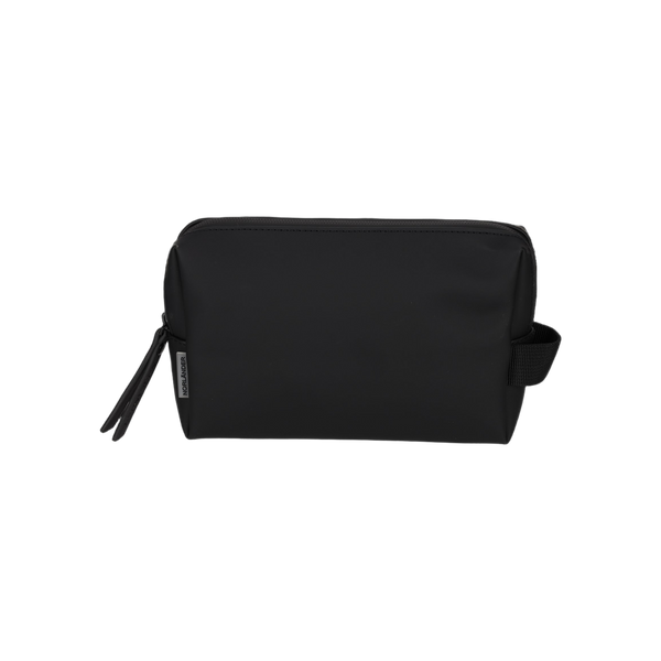 NORLÄNDER Dull PU Toilettas Met Reisset Eco Lining Zwart