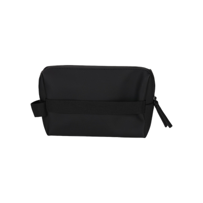 NORLÄNDER Dull PU Toilettas Met Reisset Eco Lining Zwart