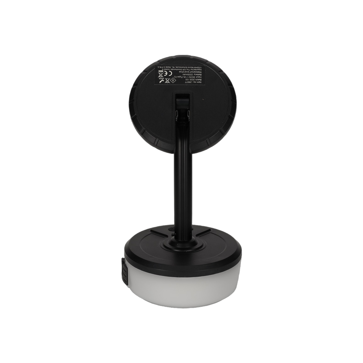 NORLÄNDER 2-in-1 Uitschuifbare LED Lamp & Slinger Zwart