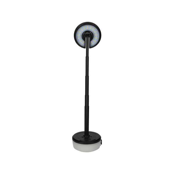 NORLÄNDER 2-in-1 Uitschuifbare LED Lamp & Slinger Zwart