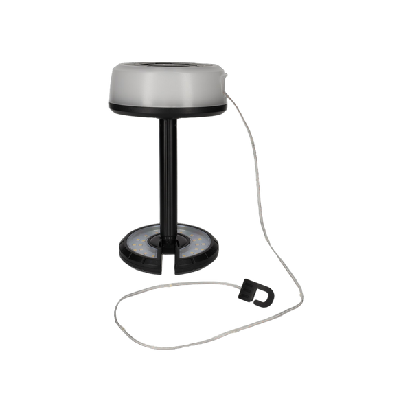 NORLÄNDER 2-in-1 Uitschuifbare LED Lamp & Slinger Zwart