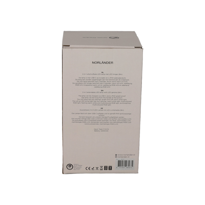 NORLÄNDER 2-in-1 Uitschuifbare LED Lamp & Slinger Taupe