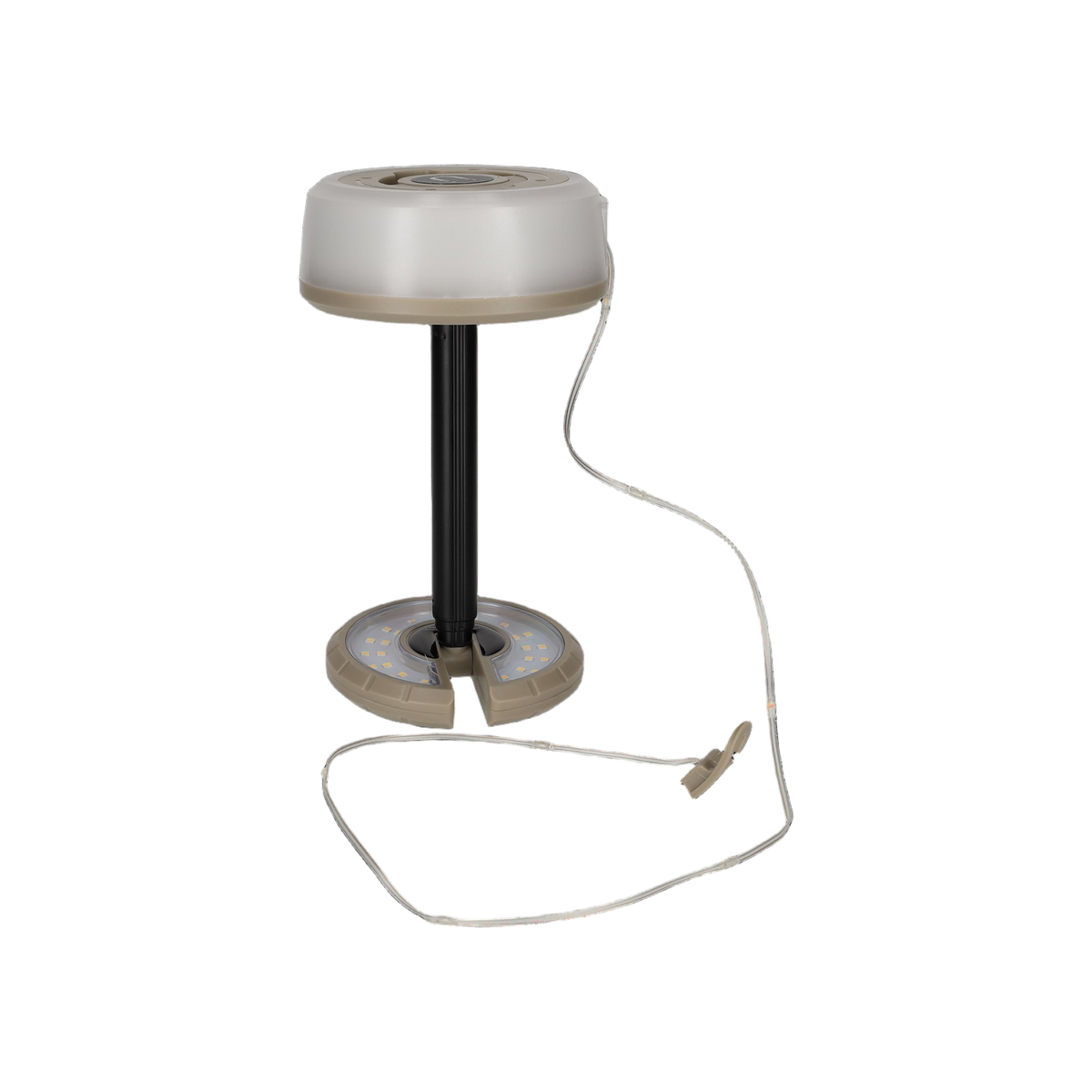 NORLÄNDER 2-in-1 Uitschuifbare LED Lamp & Slinger Taupe