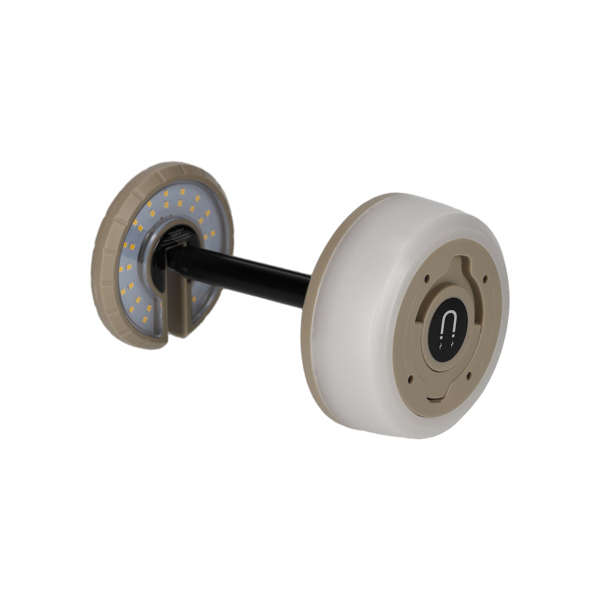 NORLÄNDER 2-in-1 Uitschuifbare LED Lamp & Slinger Taupe