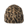 Fleece muts met luipaardprint - warme wintermuts met dierenprint