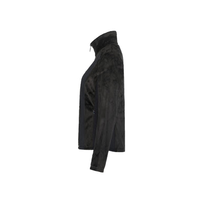 Zwarte camouflage hoodie met koord detail, zijaanzicht van de capuchon en schouder