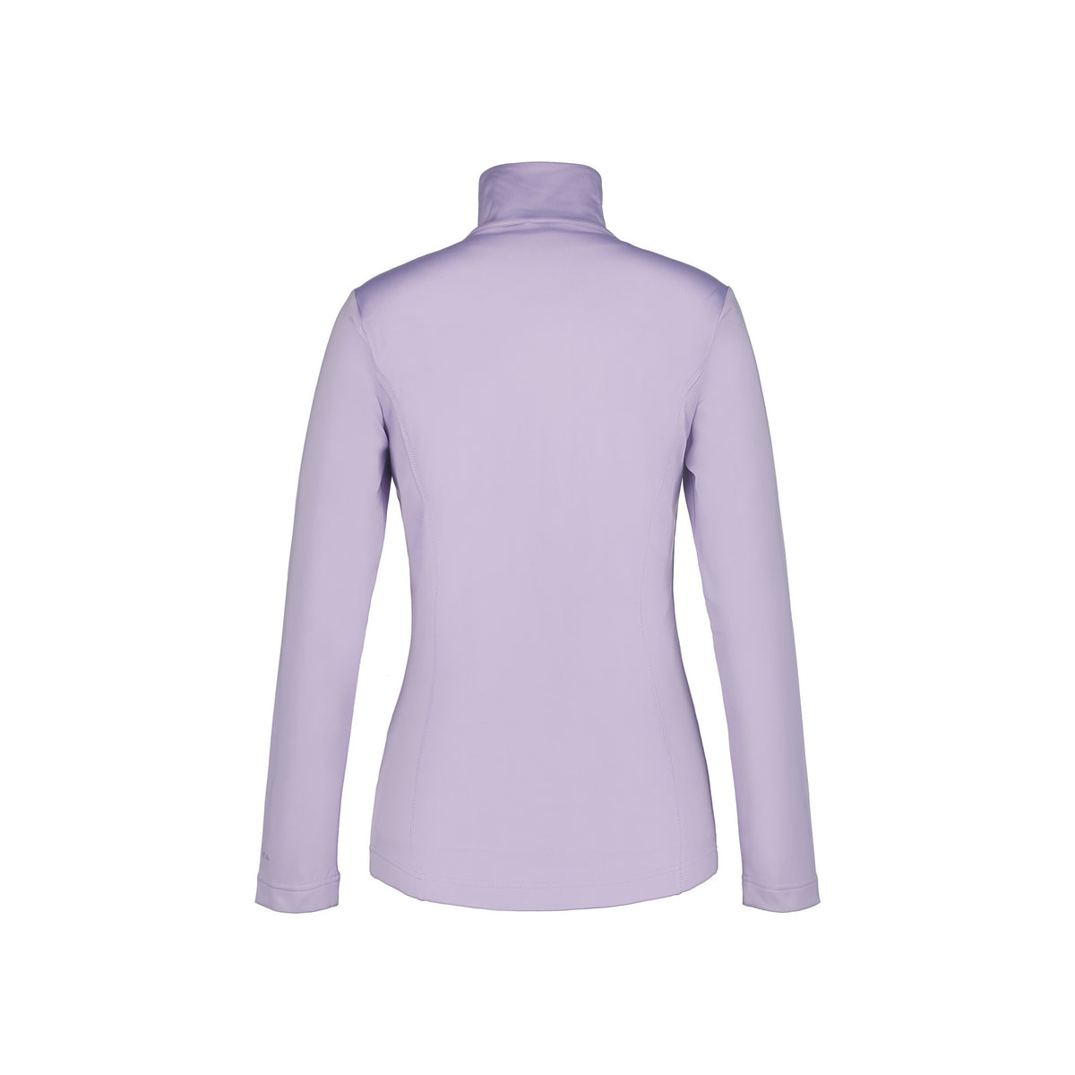 Lila dames coltrui met lange mouwen, achterkant - Elegante basis shirt voor vrouwen