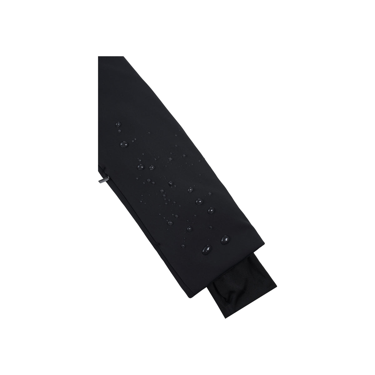 Zwarte stropdas met subtiele stippen en gestructureerd patroon voor elegante formalwear