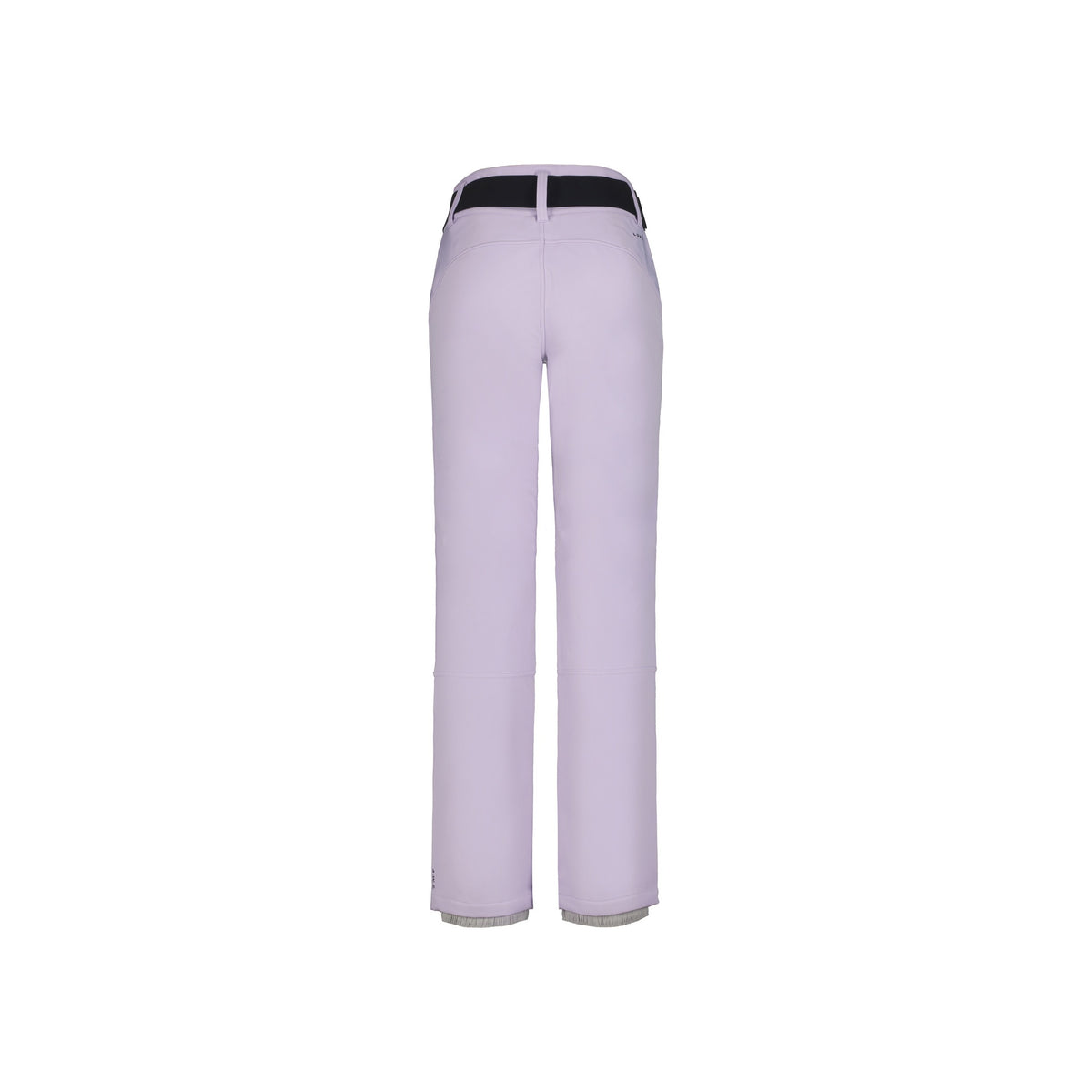 Lila wijde pantalon met rechte pijpen voor dames, comfortabele broek in pastelkleur