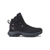 Zwarte wandelschoenen hoog met grijze zool, outdoor hiking boots, waterdicht