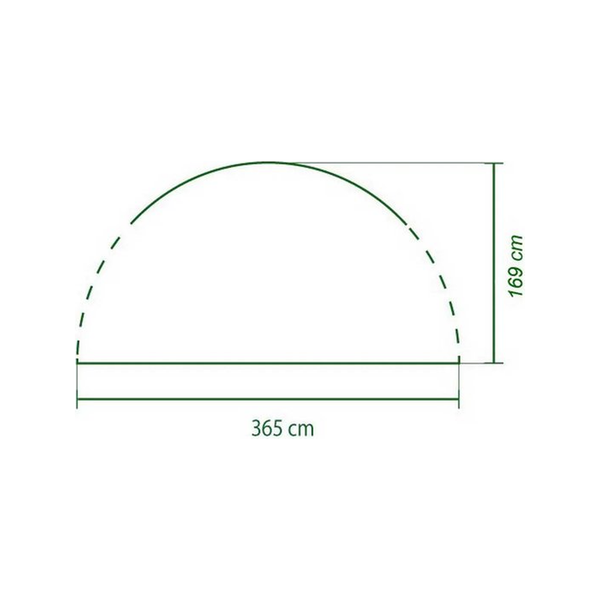 Coleman Event Shelter L - Sunwall With Door - Silver
