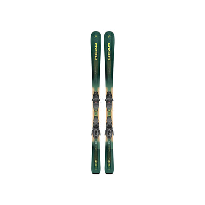 HEAD Supershape e-Titan ski's met bindingen - groene all-mountain ski's voor gevorderde skiërs