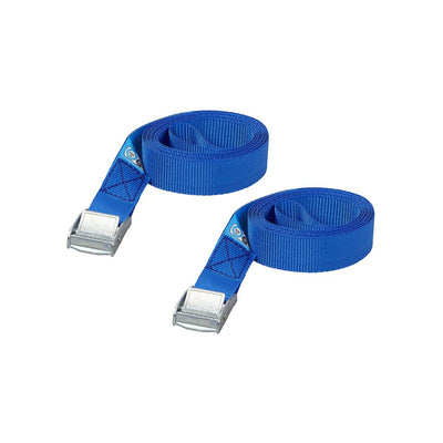 Spanband blauw met snelsluiting 2x 2,5 meter