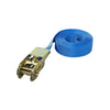 Spanband blauw met ratel 5 meter